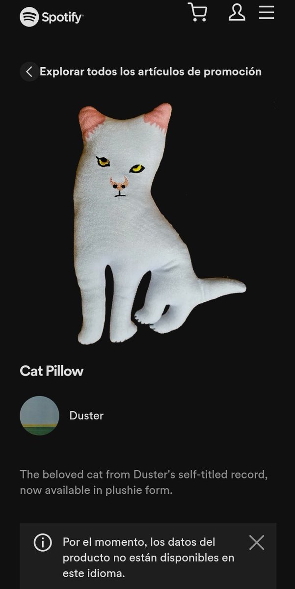 Hola lo único que necesito es mi almohada duster 😿