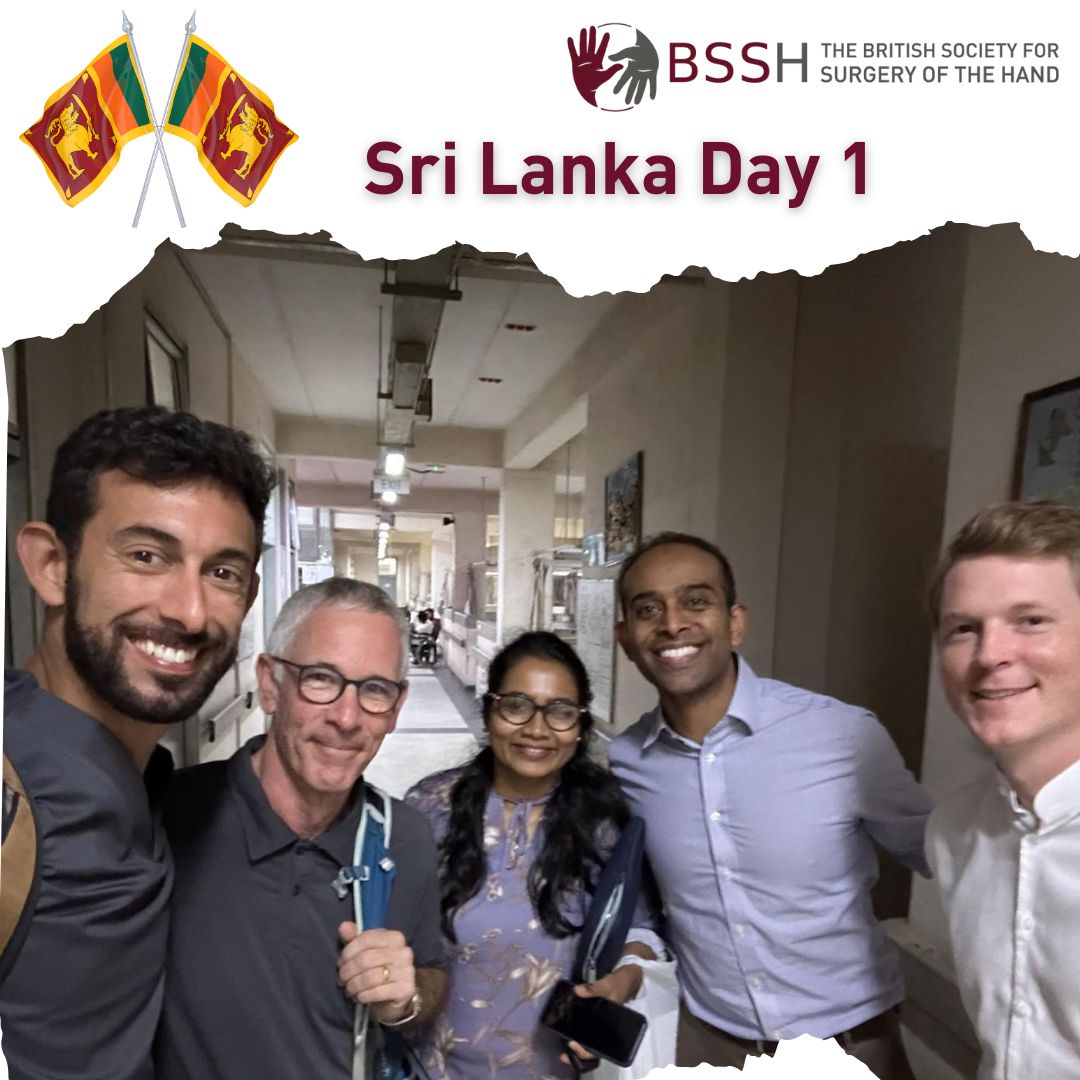 BSSHand's tweet image. 🌍✋ Day 1 in Sri Lanka!

Our BSSH team kicked off an inspiring week at the National Hospital, Colombo, with Dr. Melanie Amarasooriya, a top Orthopaedic Surgeon &amp;amp; our Sri Lankan Hand Society link.

Stay tuned! 💪

#BSSH #HandSurgery #GlobalHealth #SriLanka #Collaboration