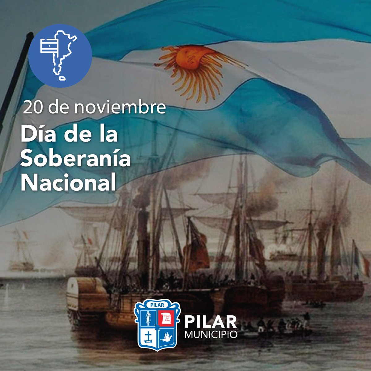 Hoy conmemoramos el Día de la Soberanía Nacional  ⛓️🇦🇷 

Recordamos a quienes, con honor y coraje, defendieron nuestra Patria frente a tropas anglo-francesas en la batalla de Vuelta de Obligado, el 20 de noviembre de 1875.