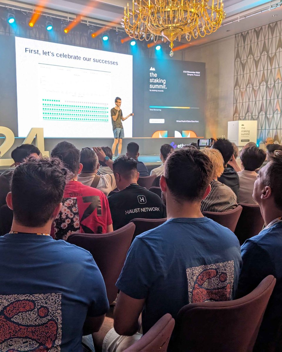 Stakely_io's tweet photo. A week of success in Bangkok 🚀

We were sponsors of Staking Summit 2024, the leading global staking event by @StakingRewards 

We connected and explored the future of staking alongside top PoS figures like @VitalikButerin, @sunnya97, and @baby_fisherman https://t.co/5uJnh3uLY8