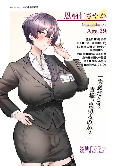 稲荷もち ふたなり創作活動5周年企画 恩納仁さやかさん特集記事🍌 