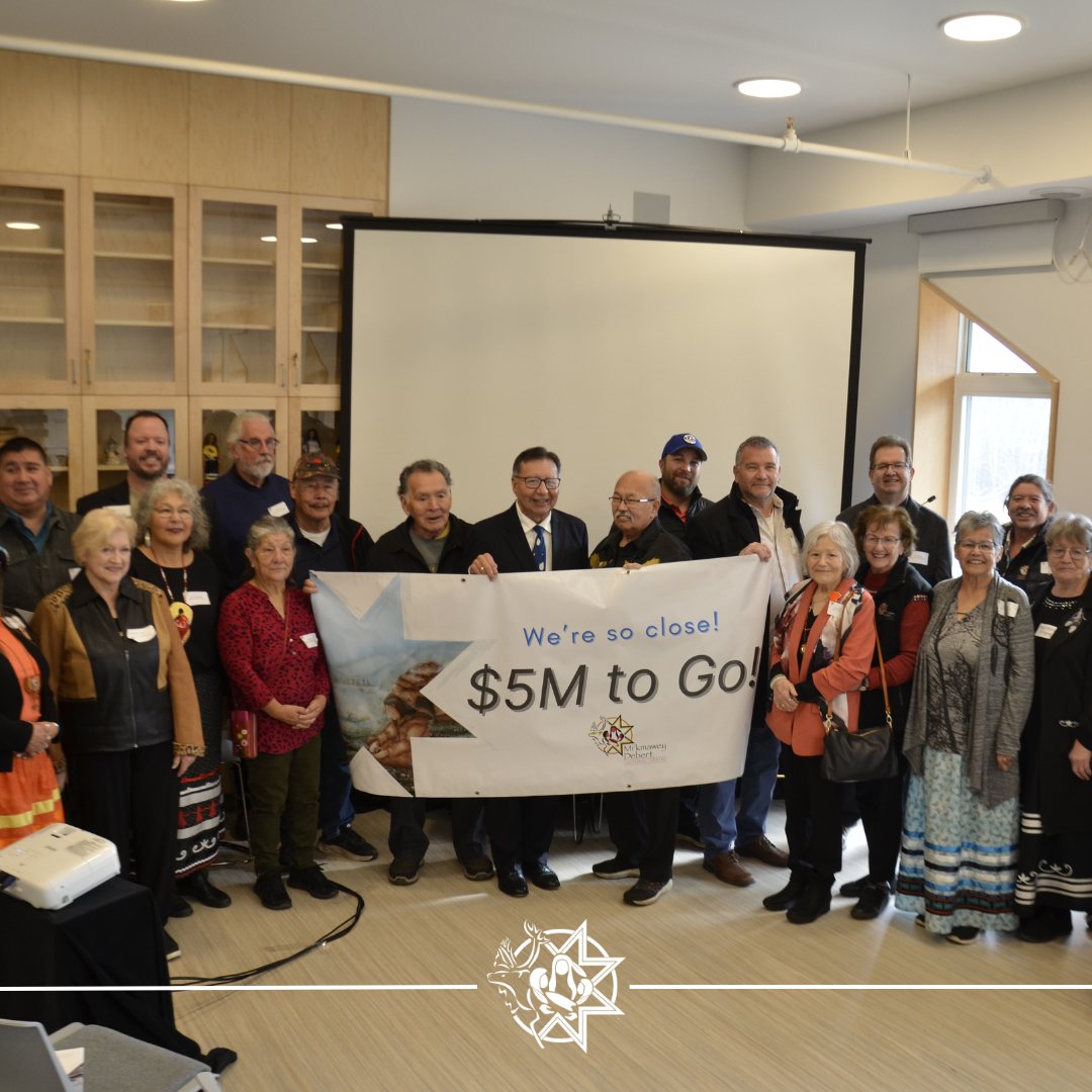 A week ago, the Mi’kmawey Debert Capital Campaign launched! $7M raised, $5M to go. Join the journey: mikmaweydebert.ca/campaign/ #BuildTheVision