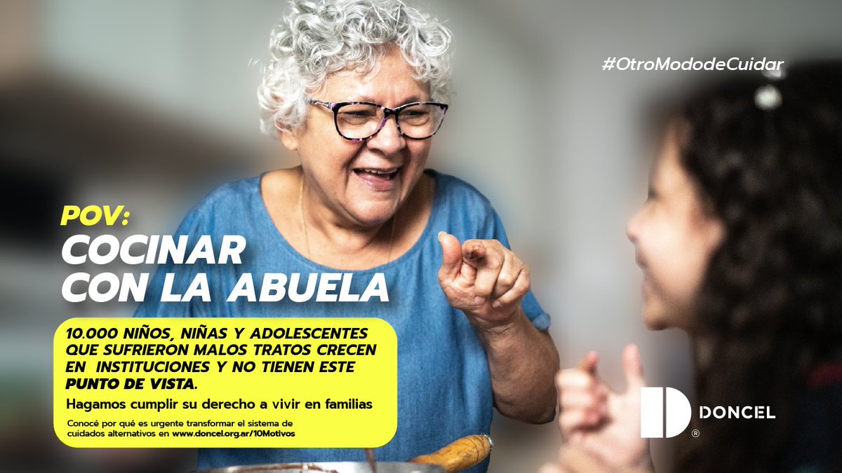 En Argentina, hay 10.000 niños, niñas y adolescentes bajo protección del Estado: cerca del 90% crecen en instituciones vulnerando su derecho a vivir en familias. En el Día Mundial de la Infancia te invitamos a pensar #OtroModoDeCuidar en el sistema de cuidados alternativos.