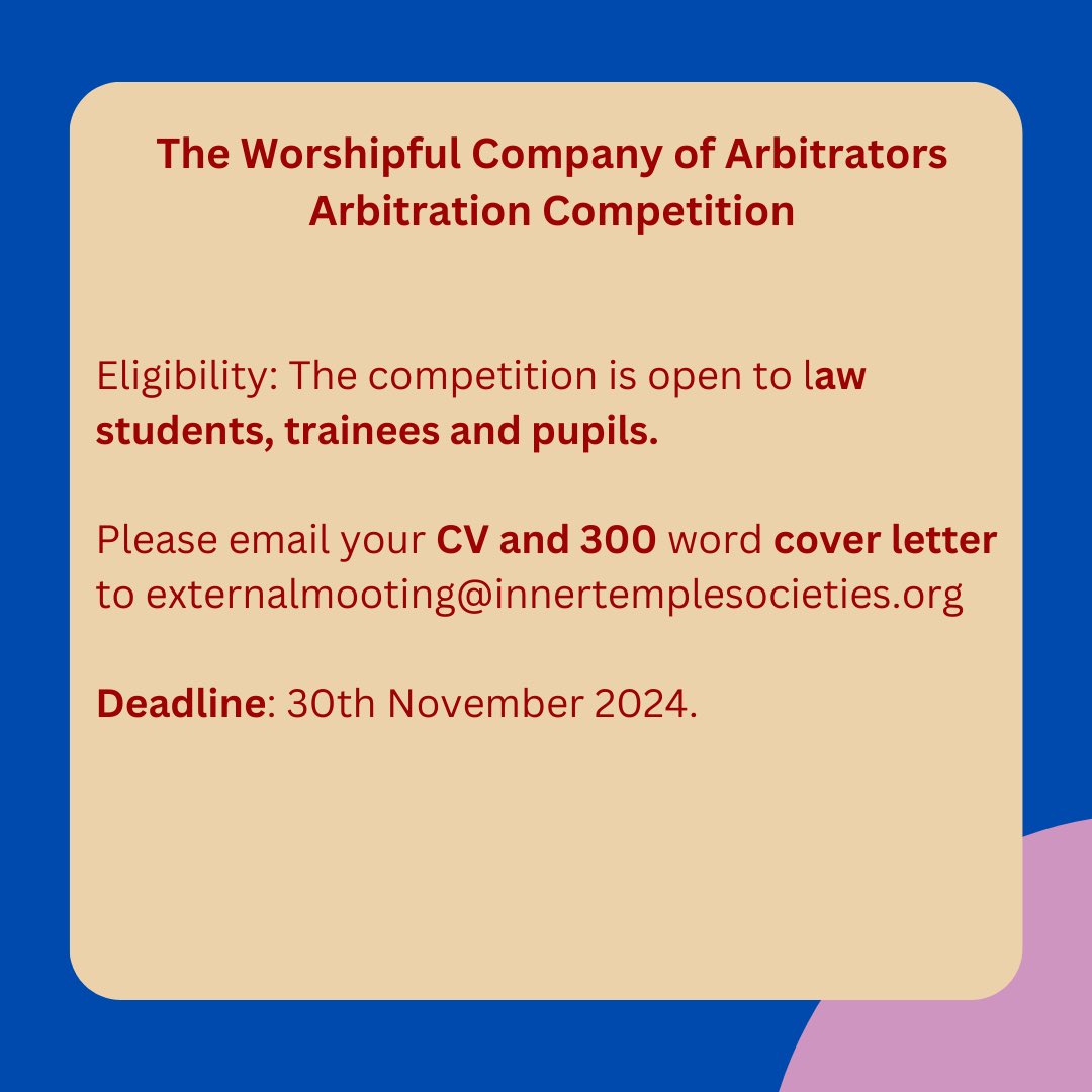 Good afternoon, everyone! Another exciting external mooting opportunity is here for you! 🤩 Check out the details in the pics below! #Mooting #LawStudents