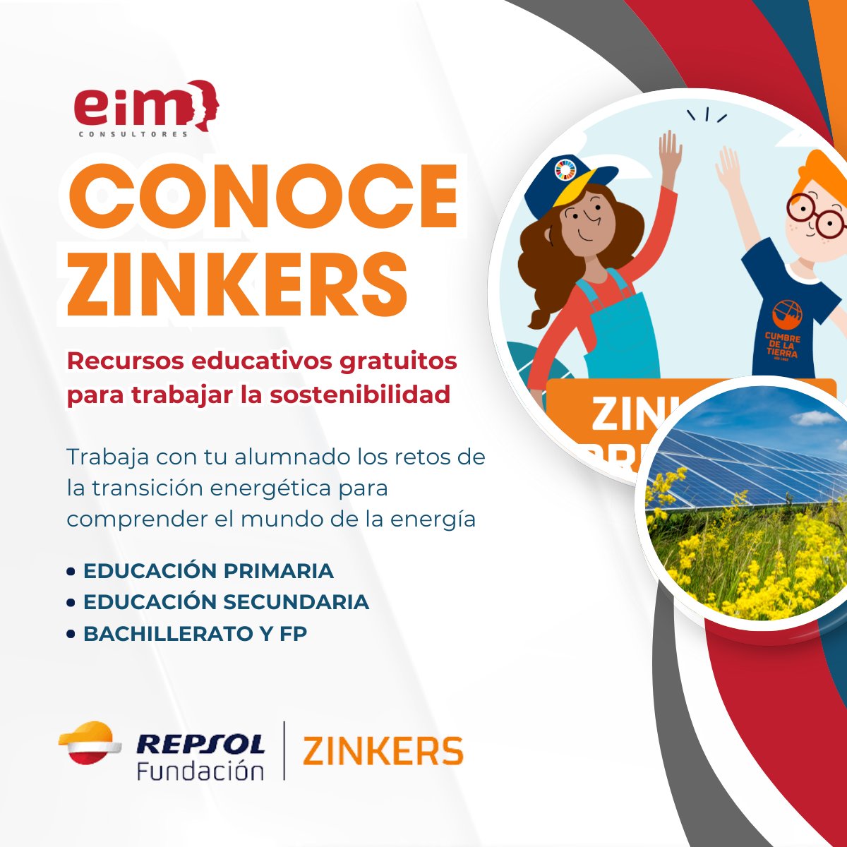 ¿Eres docente y te apasiona la sostenibilidad? 👀
 Conoce #Zinkers, una iniciativa de Fundación Repsol que ofrece recursos educativos gratuitos para el aula. 📚🎓 
zinkers.fundacionrepsol.com

#Educación #Sostenibilidad #Energía #Zinkers #RecursosEducativos #TransiciónEnergética