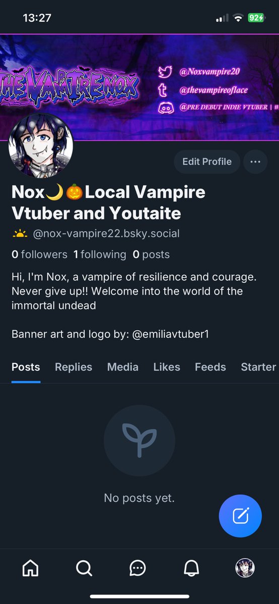 Nox 🌙🦇 Local vampire vtuber and Youtaite tweet media