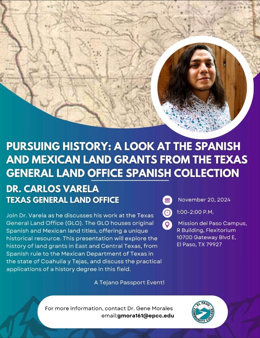 If you are in El Paso today come celebrate Mexican Revolution Day by attending this talk!