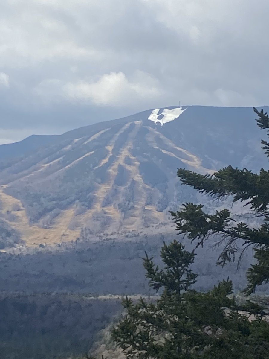 Tecumseh Mountain, aka Waterville Valley ski area, two days ago.