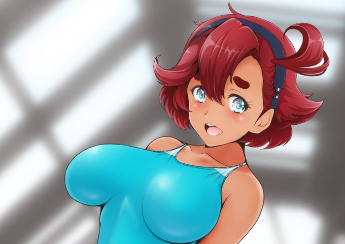 今日も過去絵!
スレッタちゃん競泳水着なのぜ。 