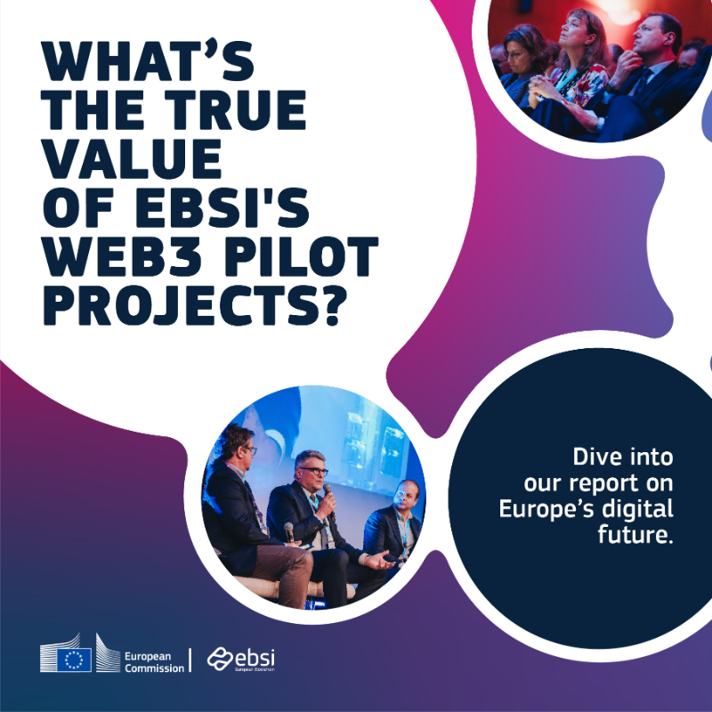 EU_EBSI's tweet photo. 🚀 EBSI pilot projects are expected to offer major benefits – from improved efficiency to better user experiences – to millions of EU citizens.

Learn more about their progress in our latest report. 👇