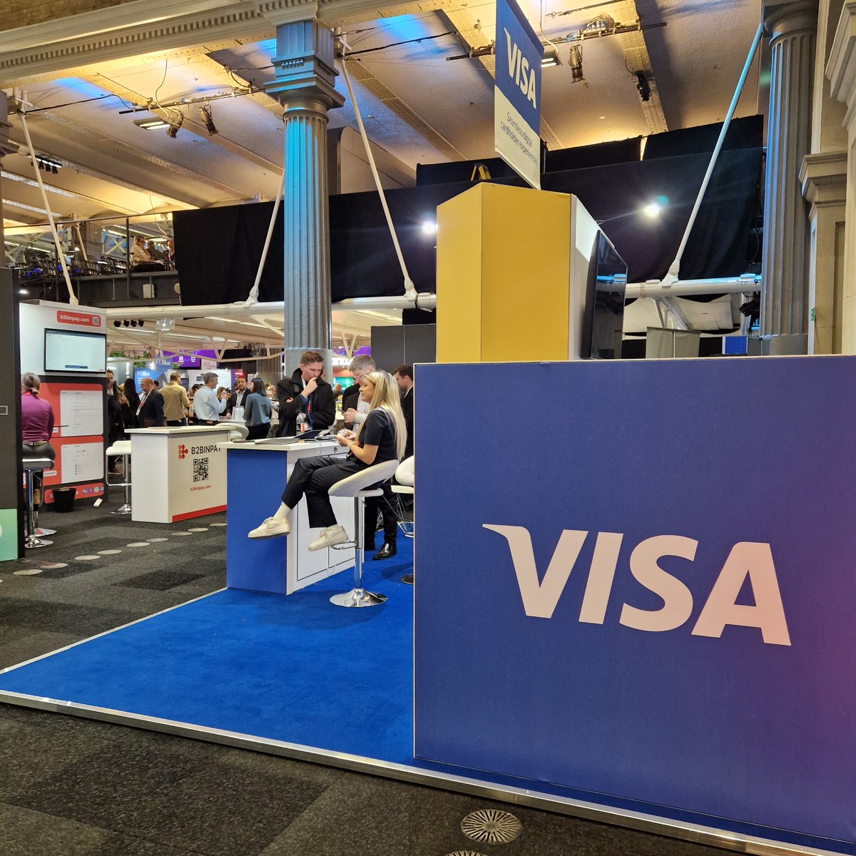 F_M_events's tweet image. Come visit @Visa, a key partner of #FMLS24, at Booth 90! Their team is ready to connect, and explore how they can help you grow and innovate.

They’ve already shared some incredible insights with our audience today on the CENTRE STAGE, and on the INNOVATE STAGE.
#fmls24 #fmevents