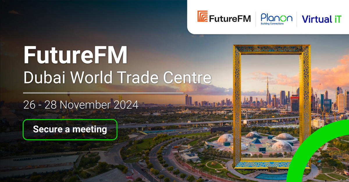 P_Ankerstjerne's tweet image. Just one week to go before the @FutureFM and @IFMA Global Middle East Summit kick off! Come meet us at the @planonsoftware booth or already secure a meeting now: read.planonsoftware.com/ZovRk4U9Di5f #BuildingConnections #FutureFM #FacilityManagement #Dubai
