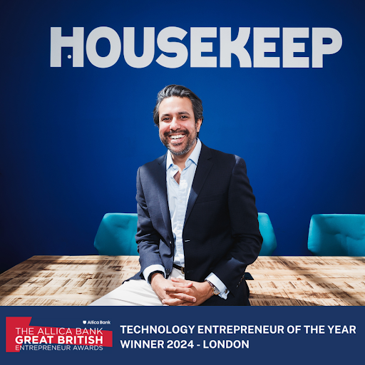 🏆 Housekeep Founder &amp; CEO <a href="/AvinRabheru/">Avin Rabheru MBE</a> was crowned London Technology Entrepreneur of the Year at the prestigious #GBEA2024 on Monday evening 🥂

Head over to our blog to read all about this year's "Grammys for Entrepreneurship" and why Avin won 👇

housekeep.com/blog/2024/11/2…