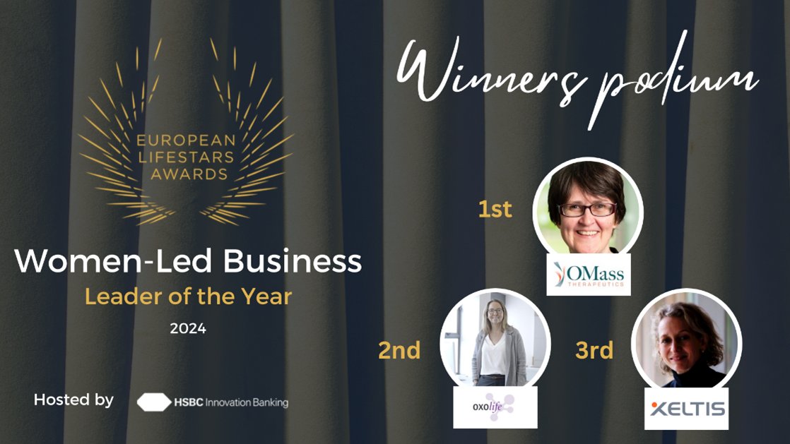 OMass Therapeutics (@omasstx) on Twitter photo Our CEO @RosDeegan was this yearās Women-Led Business Leader of the Year at the <a href="/lifestarsawards/">European Lifestars Awards</a>!
Under Rosā leadership, we are excited to see what the next year holds!
#awards #drugdiscovery #masspec #biotech #lifescience #innovation #leadership Our CEO @RosDeegan was this yearās Women-Led Business Leader of the Year at the <a href="/lifestarsawards/">European Lifestars Awards</a>!
Under Rosā leadership, we are excited to see what the next year holds!
#awards #drugdiscovery #masspec #biotech #lifescience #innovation #leadership
