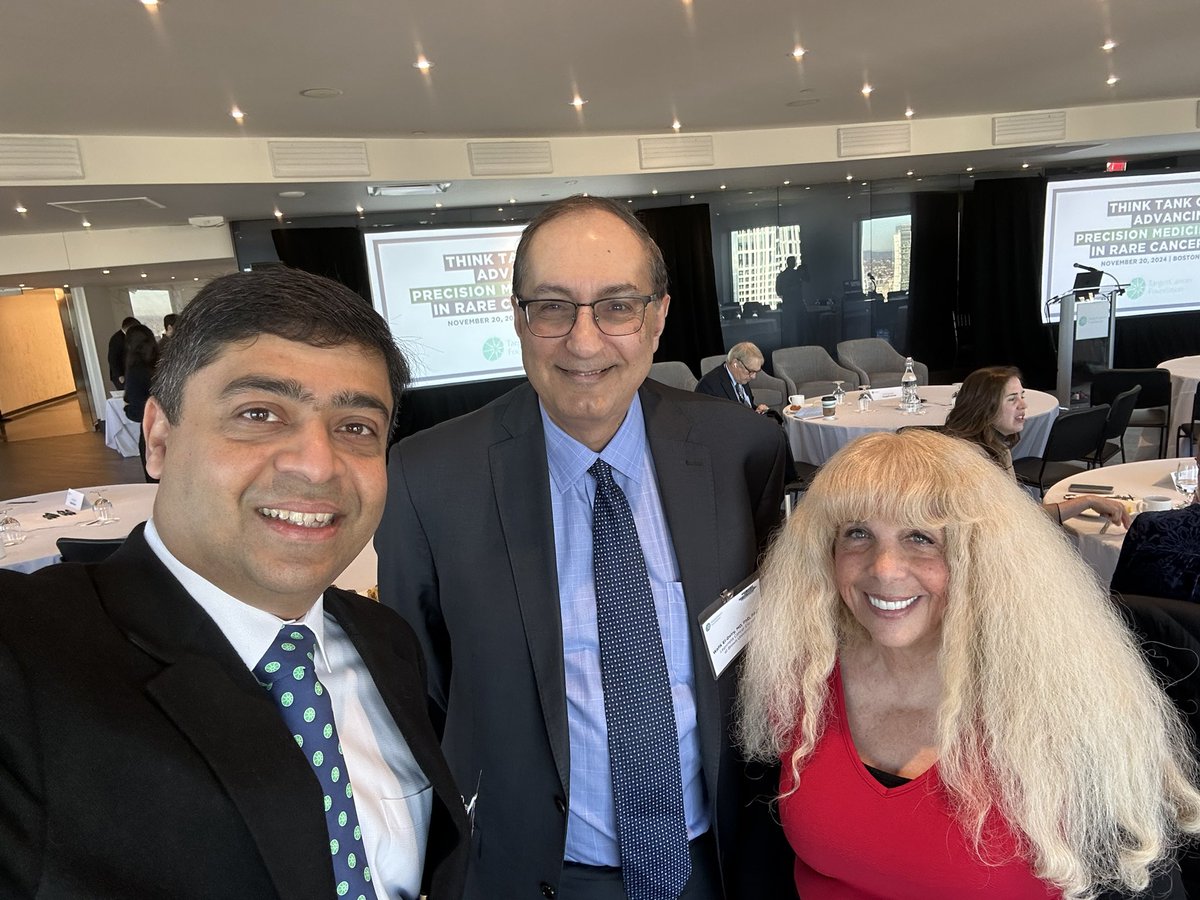 Vivek Subbiah, MD (@viveksubbiah) on Twitter photo ⭐️Such a delight to be back in Boston for the <a href="/targetcancer/">TargetCancer Fdn</a> “Think Tank on advancing #PrecisionMedicine in #RareCancers, 2024”. Always a pleasure to start the morning with <a href="/Dr_R_Kurzrock/">Razelle Kurzrock, MD</a> & <a href="/weldeiry/">Wafik S. El-Deiry, MD, PhD, FACP</a> ! <a href="/OncoAlert/">OncoAlert</a> ⭐️Such a delight to be back in Boston for the <a href="/targetcancer/">TargetCancer Fdn</a> “Think Tank on advancing #PrecisionMedicine in #RareCancers, 2024”. Always a pleasure to start the morning with <a href="/Dr_R_Kurzrock/">Razelle Kurzrock, MD</a> & <a href="/weldeiry/">Wafik S. El-Deiry, MD, PhD, FACP</a> ! <a href="/OncoAlert/">OncoAlert</a>