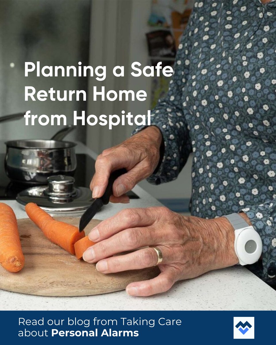 Planning a safe return home from the hospital? Personal alarms can offer immediate help, ensuring peace of mind. Discover tips for a smooth recovery in our latest blog with <a href="/takingcareuk/">Taking Care</a> &gt; bit.ly/3UKOF9p #HospitalDischarge #OlderAdults #PersonalAlarms #PanicAlarms