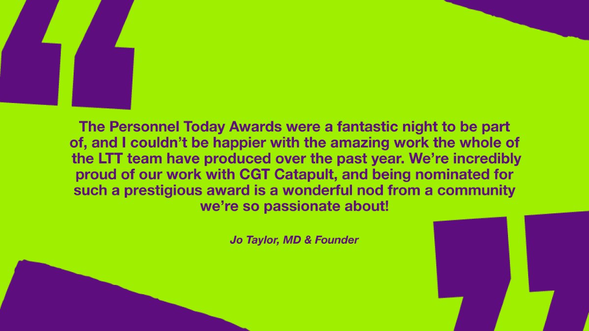 We were honoured to have spent last night amongst fellow HR industry leaders and innovators, celebrating what makes what we do, so special ❤️

Congratulations to everyone involved!

#PTAwards #LetsTalkTalent #HRConsultancy #TalentManagement #PersonnelTodayAwards