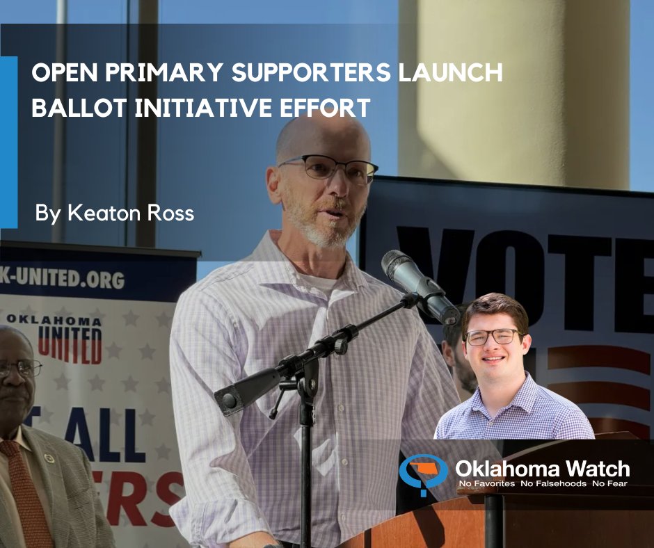 OklahomaWatch's tweet photo. Increase voter turnout. Chip away at political polarization. Make elected officials more accountable to their constituents. Backers of open primaries believe they can accomplish all of the above via State Question 835.
https://t.co/W17W1iSlPf https://t.co/YaKKcVTpa6