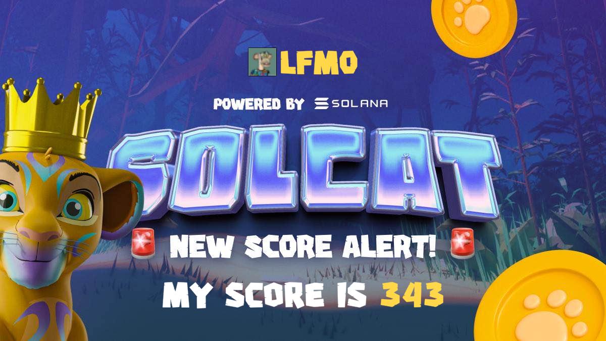 LFMO's tweet photo. Join https://t.co/X2upFmsAcZ first memecoin with game, daily prizes and $100k grand prize! 🐾 $Solcat on #Solana Nov 18 @solcatgame https://t.co/LWjLMHc5hd