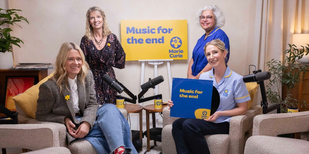 🎙️💛 Music for the End, a Marie Curie podcast with Edith Bowman.

We're delighted to have worked with <a href="/edibow/">edith bowman</a> on a special podcast. Edith explores the impact of music as a source of comfort during life's final moments with three expert guests.

Visit: shorturl.at/NVRd4 to