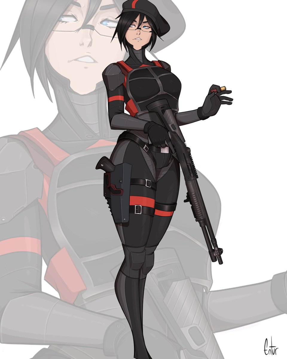 EnturArt's tweet image. Commission of Elster from Signalis with a more &quot;modern&quot; tacticool look

#SIGNALIS #signalisfanart