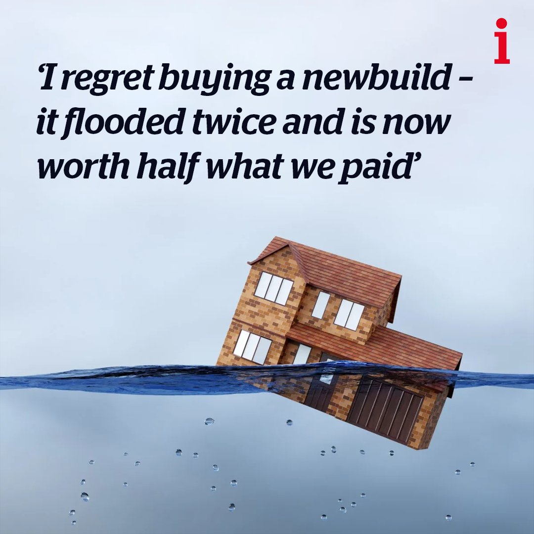 The i Paper (@theipaper) on Twitter photo ⚠️ 1 in 13 new homes has been built in a flood zone
🏠 As the weather gets wetter, residents are reporting devastating damage, and say they weren’t warned their properties were at risk
🔎 Big Read by <a href="/SCFGallagher/">Sophie Gallagher</a>
🔗 trib.al/sB2RzMG ⚠️ 1 in 13 new homes has been built in a flood zone
🏠 As the weather gets wetter, residents are reporting devastating damage, and say they weren’t warned their properties were at risk
🔎 Big Read by <a href="/SCFGallagher/">Sophie Gallagher</a>
🔗 trib.al/sB2RzMG