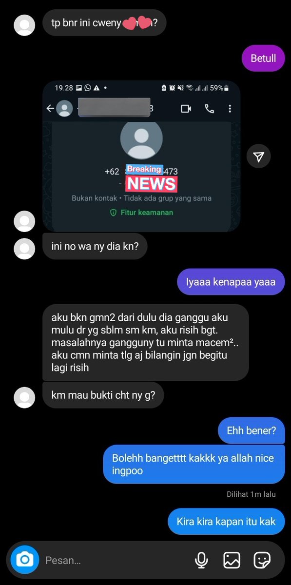 melktermelon's tweet photo. Iniii anjir geloo dm an nya. Kaget banget pas baca 'ganggunya tu minta macem2' anjirrr nyesekk bgt. Tapi gue harus pura pura ceria soalnya posisinya masih call https://t.co/5htFmuM5Xy