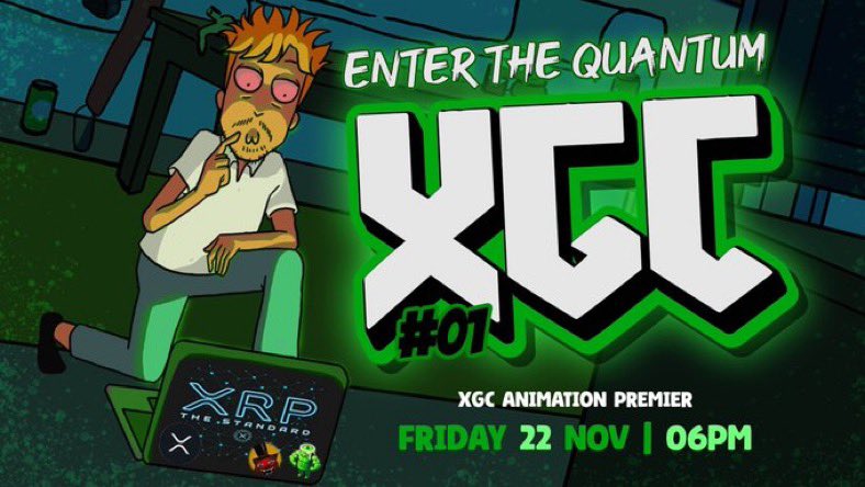 crypto_queen_x's tweet photo. 💚🚨 The wait is over! 🚨💚

Check out the official poster for the first episode of the $XGC anime: ENTER THE QUANTUM 🌌✨

The $XRP GOD CANDLE universe comes alive like never before. 

Get ready for an epic journey through the blockchain and beyond.

🎥 Premiering THIS FRIDAY at 6 PM UTC on YouTube.

🔗 https://t.co/Af77aFA43m

#XGC #XRP #CryptoAnime #XRPCommunity
#XRPL #MemeCoinSeason