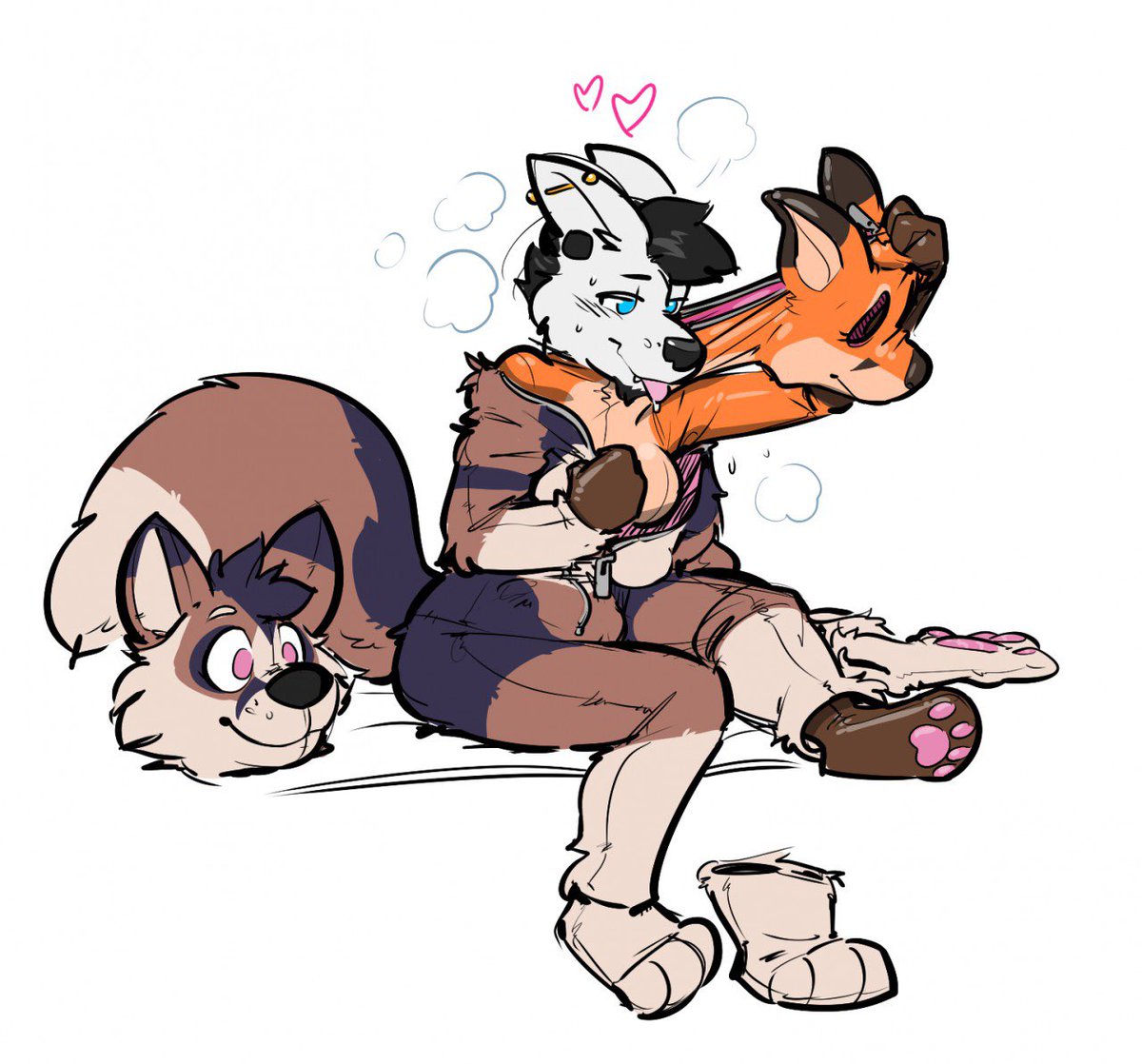 Foxes love layers ♥️

Drawn a while back by the talented <a href="/Banderi002/">Banderi Arts</a> 

#SweatyFox #Unmasking