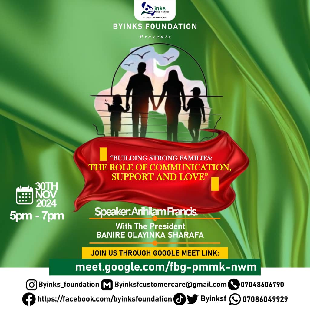 Students, parents, and families—this is for you!
Join us for a virtual session on strengthening family bonds through communication, support, and love.

      Date: 30th Nov 2024
⏰ Time: 5pm - 7pm
💻 Platform: Google Meet
🔗 Link:meet.google.com/fbg-pmmk-nwm