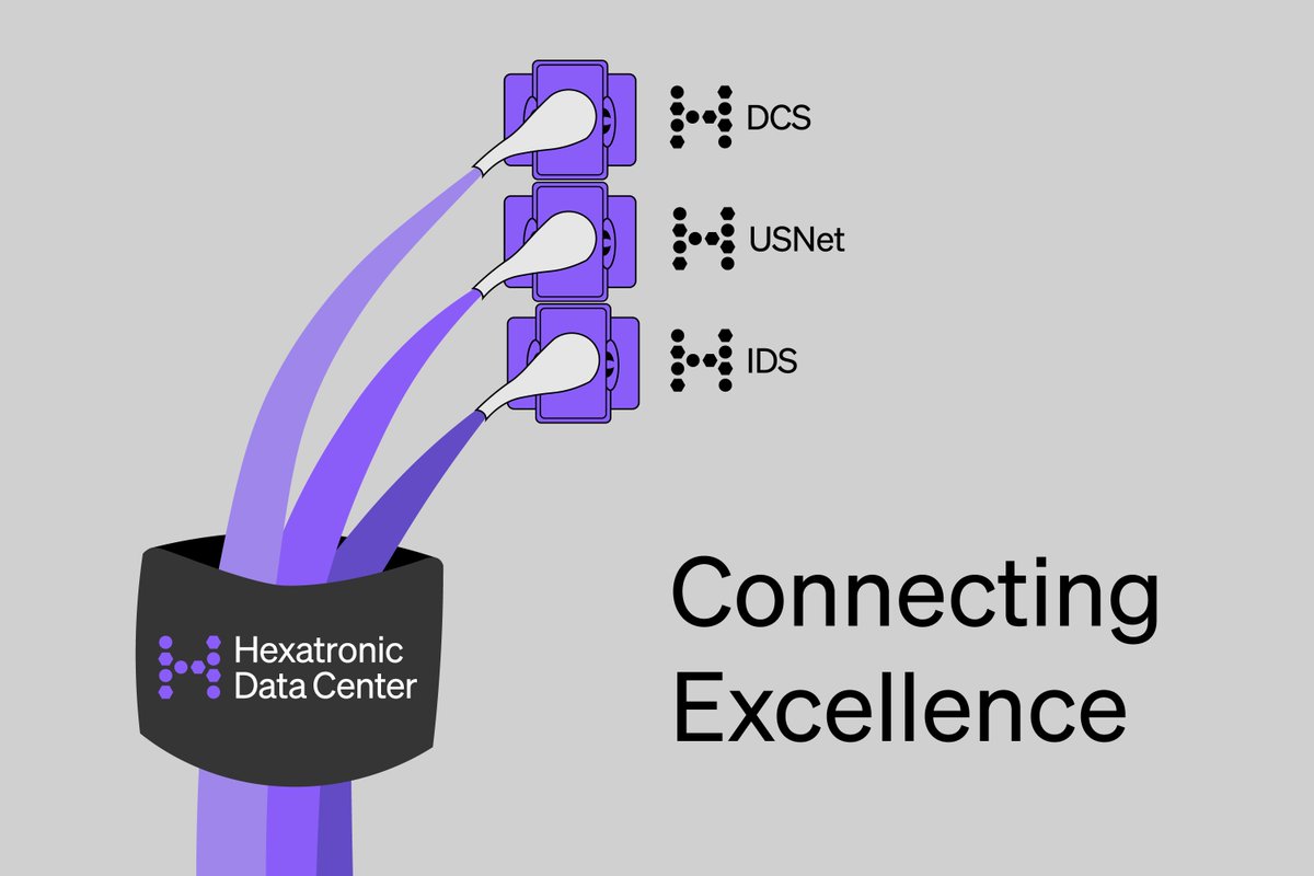 Hexatronic's tweet photo. We are thrilled to unveil our new #Hexatronic Data Center website: https://t.co/20OSzz6n7n Hexatronic Data Center connects the excellence of our niche companies #DCS, #USNet, and #IDS, providing critical services and solutions for any #datacenter project and operation. https://t.co/hYi05B1cru