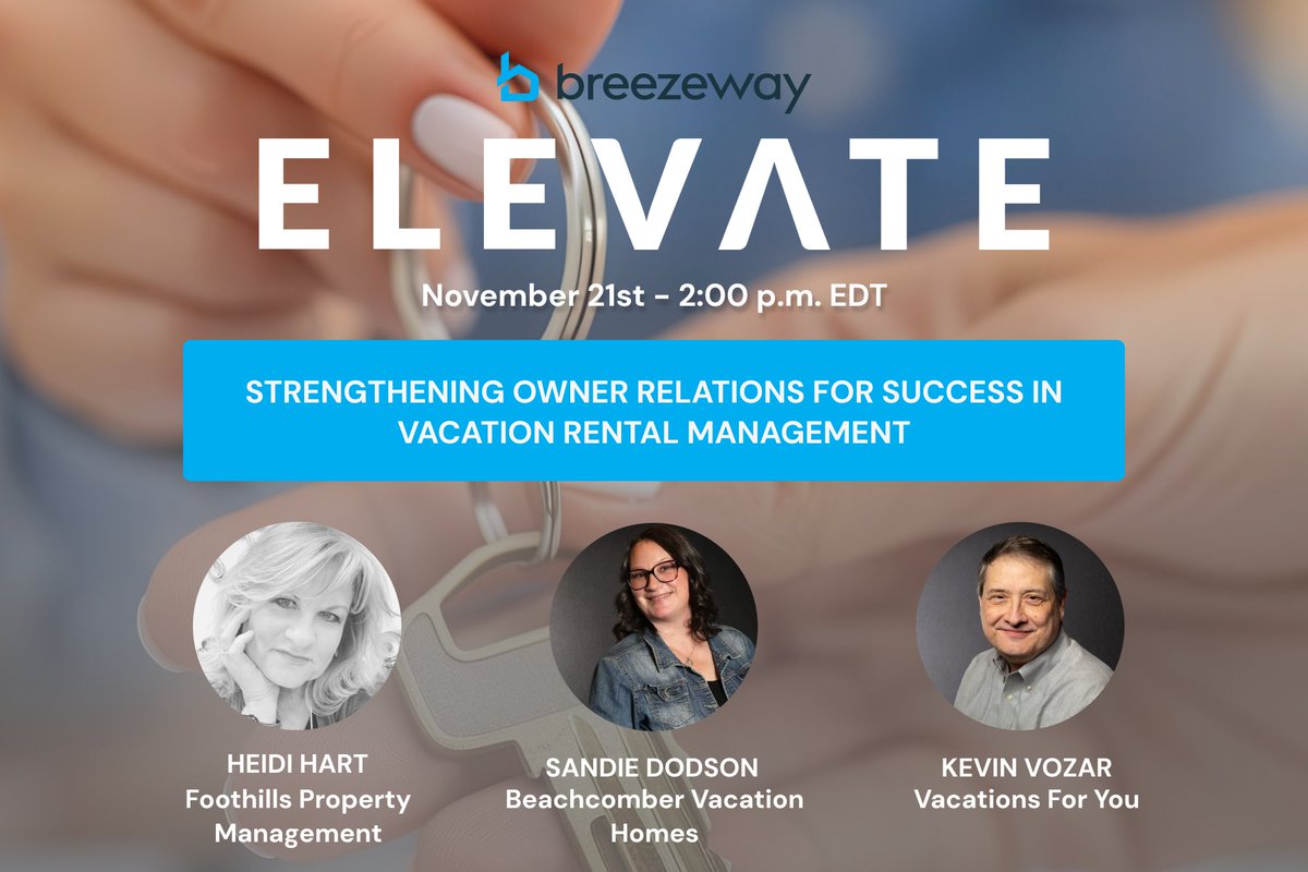 Ready to strengthen owner relations at your property management company?💪

Join our free webinar tomorrow for expert insights on building trust-based relationships that drive growth in vacation rental management.

👇 Register for free - See you there!
hubs.la/Q02YfyD50