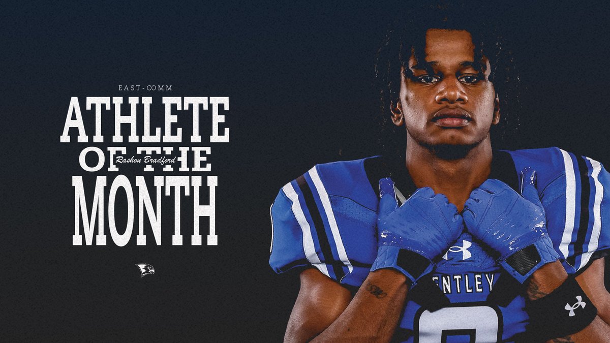 Senior wide receiver Rashon Bradford was named the EAST-COMM Male Athlete of the Month for October! 

📰 bit.ly/3B29OVH