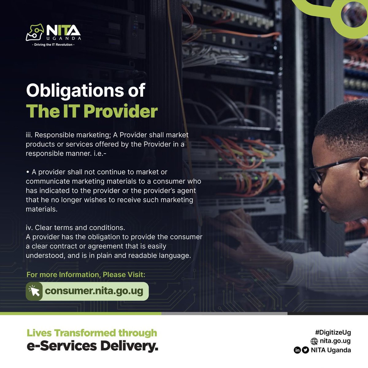 DesireAmanya's tweet image. #ConsumerProtectionUG

The portal facilitates seamless data sharing, providing a fair mechanism for resolving disputes and enhancing IT governance. This platform is going to reach all regions of Uganda, establishing a resilient data infrastructure accessible nationwide.