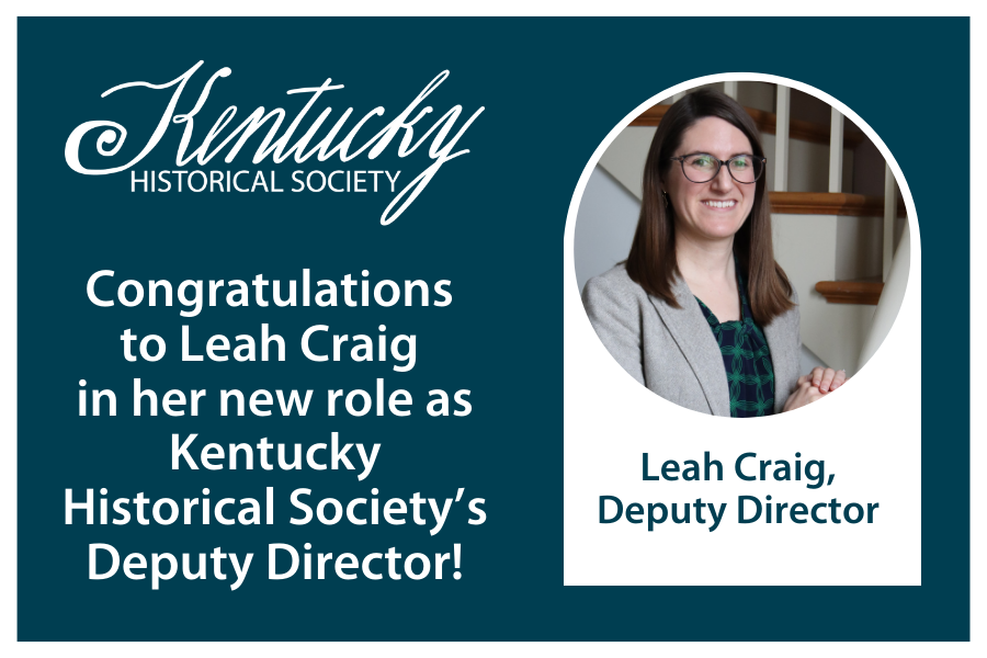 KyHistSoc's tweet photo. “Leah Craig has the proficiency and leadership skills to direct the diverse array of programs and work of our professional teams at KHS, and we are thrilled she has accepted this role," says KHS Governing Board President, Cynthia Torp. https://t.co/0nYz09MLSW