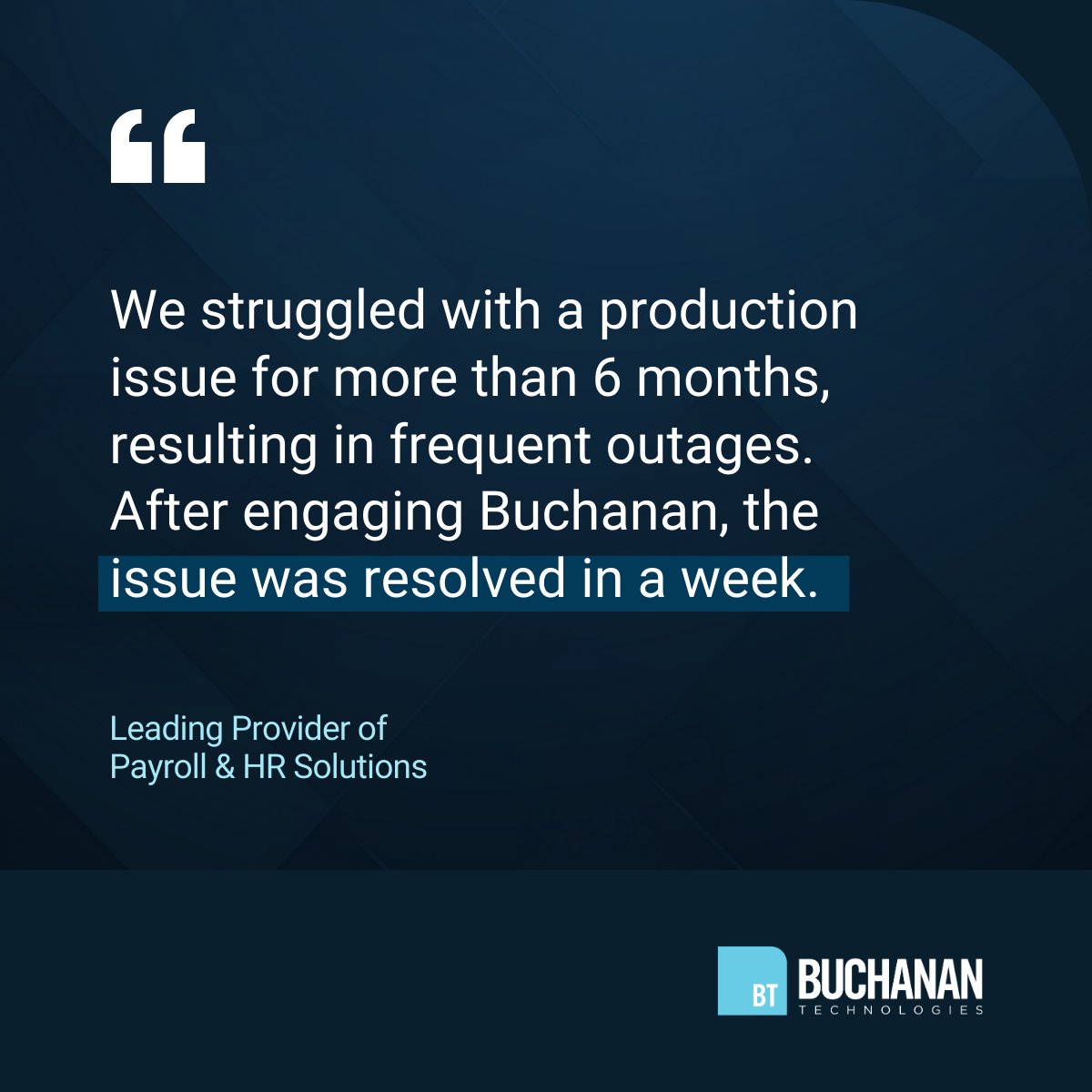 BuchananTech's tweet image. 6 months of frustration, solved in just 1 week. Our Database Performance Tuning eliminates slowdowns, stabilizes systems, and reduces downtime. Fine-tune your database for optimal performance and productivity today. Learn more: buchanan.com/database-perfo…
#DatabaseTuning