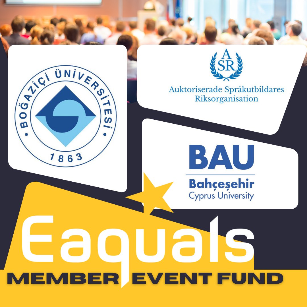 Eaquals's tweet image. 🎉Congratulations to the 2025 #Eaquals #MemberEventFund recipients! We will share event dates throughout the year!👏
@ASR @Bahcesehir @UniBogazici @UludagUniv @Federacionele @GLSEN @EltNile4654 @optima @Sabanciu @TheBridge @Yals @OzyeginUni @FSMVU @MEFUniversitesi @QLSnetwork