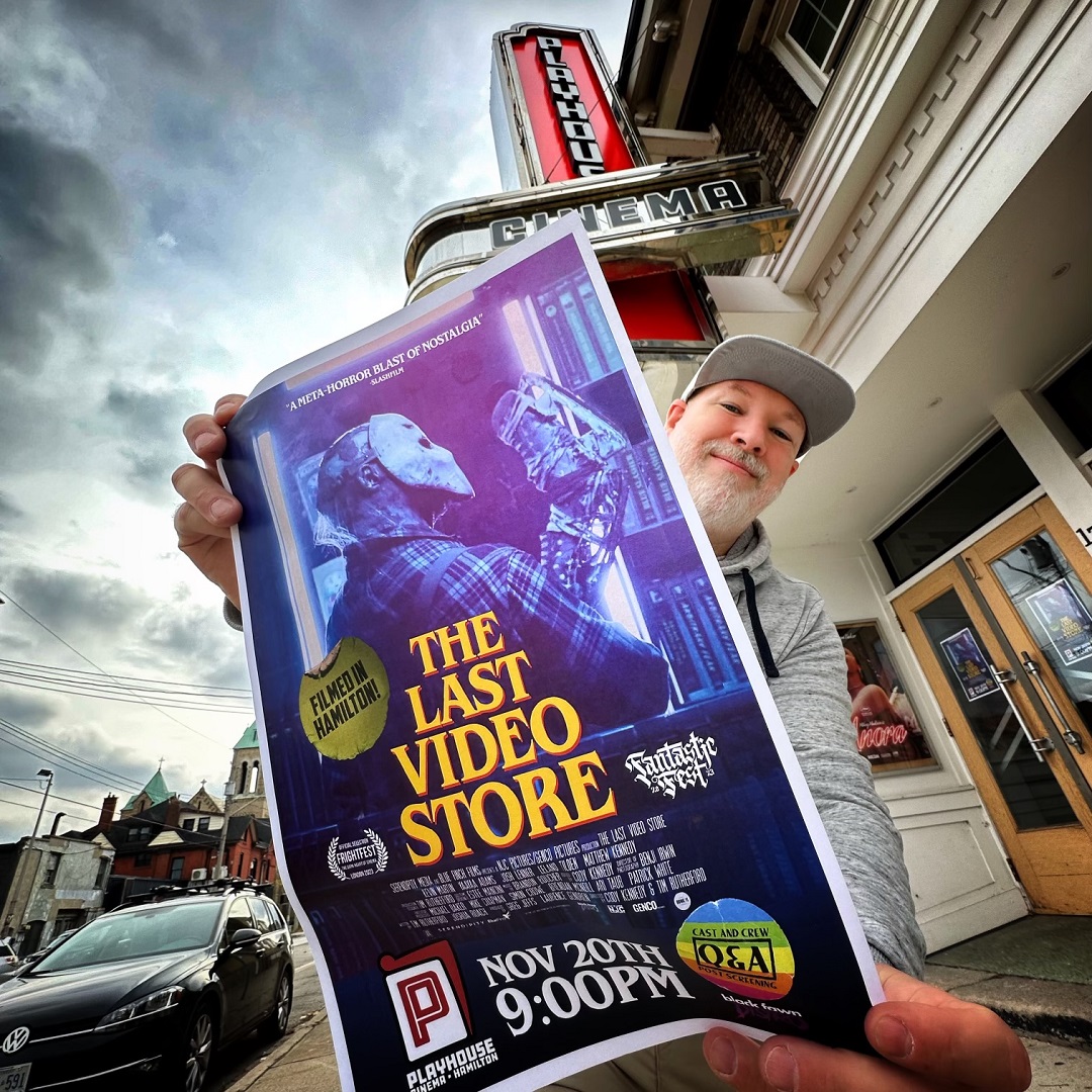 blackfawndistro's tweet photo. We're ready for you Hamilton! Come on out this Wednesday, November 20th to the amazing Playhouse Cinema and catch our special event screening of "The Last Video Store" followed by a live Q&A with the cast.
.
.
.
#lastvideostore #playhousecinema #filmedinhamilton https://t.co/XtEXkVVibh