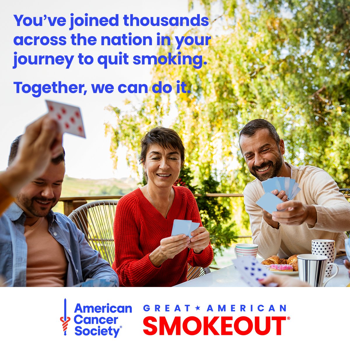 Today is the #GreatAmericanSmokeout. Quitting smoking isn’t easy. You don’t have to stop smoking in one day. Start with day one. Learn more at cancer.org/GASO #cranewarecares #americancancersociety #greatamericansmokeout #stopsmoking