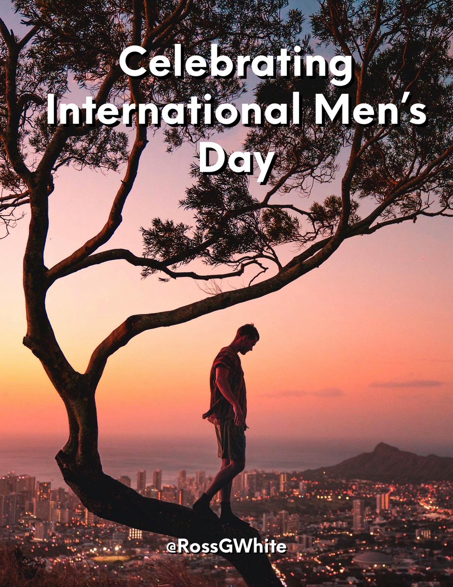 RossGWhite's tweet photo. On #internationalmensday be sure to acknowledge the positive role models in your life #movember #BeMoreTree 🌳 #TheTreeThatBends https://t.co/YJuSP8S5H5