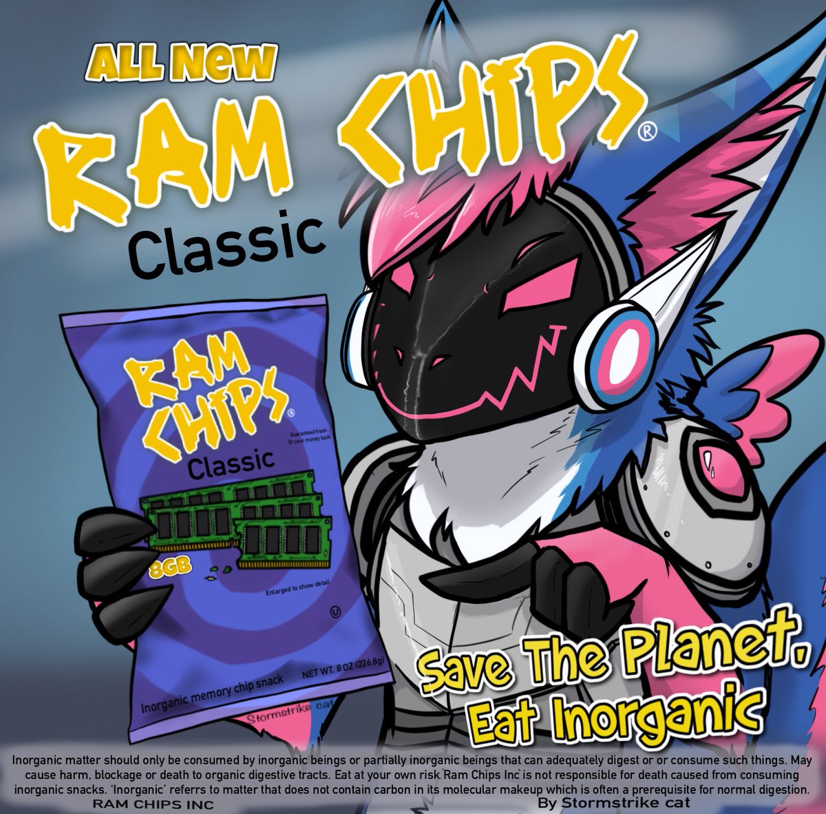 Be a Protogen, eat Ram Chips.