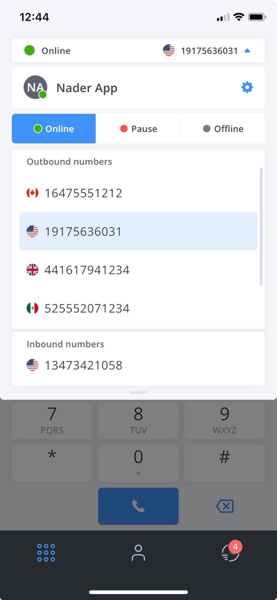 Flynumbers's tweet photo. The latest update to the phone system was major - use the phone system app to easily make and receive calls with any of your FlyNumbers. #cloud #phonesystem https://t.co/j0zMoXMCXG https://t.co/FZVnTbdfKE