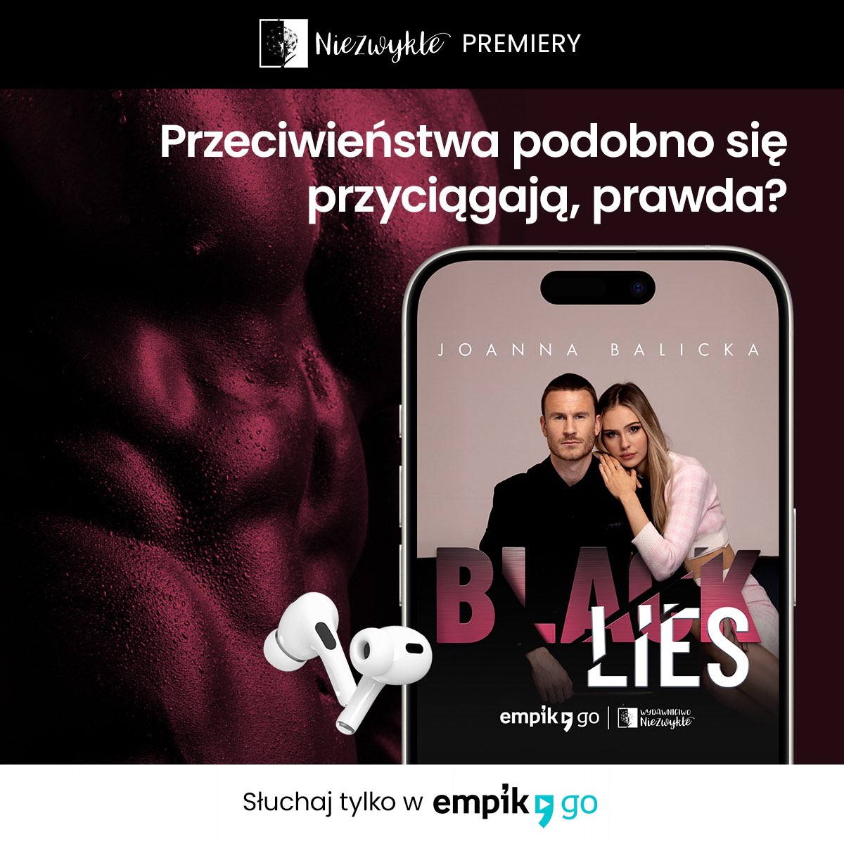 Empik Go: Audiobooki, ebooki, podcasty, komiksy (@empikgo) on Twitter photo Po wielkim sukcesie RED LIES wracamy z <a href="/Wyd_NieZwykle/">Wydawnictwo NieZwykłe oficjalny profil</a> z kontynuacją historii Joanny Balickiej. ⚫️ BLACK LIES czeka już na Was w Empik Go: empikgo.app.link/ENa56f1aGOb
Zostańcie z Empik Go, bo będzie gorąco! To dopiero początek 🥵
#wydawnictwoniezwykłe #blacklies #empikgo Po wielkim sukcesie RED LIES wracamy z <a href="/Wyd_NieZwykle/">Wydawnictwo NieZwykłe oficjalny profil</a> z kontynuacją historii Joanny Balickiej. ⚫️ BLACK LIES czeka już na Was w Empik Go: empikgo.app.link/ENa56f1aGOb
Zostańcie z Empik Go, bo będzie gorąco! To dopiero początek 🥵
#wydawnictwoniezwykłe #blacklies #empikgo