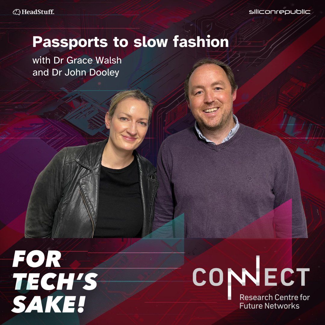For Tech's Sake (@fortechssakepod) on Twitter photo New episode! 🛍️
Soon, every product bought and sold in the EU will have to have a digital passport. Why? Find out from Grace Walsh and John Dooley who are working on this project at <a href="/connect_ie/">CONNECT Centre</a>.
Listen now: pod.fo/e/2847b8 New episode! 🛍️
Soon, every product bought and sold in the EU will have to have a digital passport. Why? Find out from Grace Walsh and John Dooley who are working on this project at <a href="/connect_ie/">CONNECT Centre</a>.
Listen now: pod.fo/e/2847b8