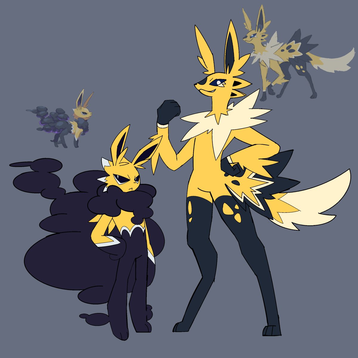 Team Dark Pants

Jolteon Redesigns by: <a href="/Serynaberry/">Seryna Hina</a> <a href="/Red_brb/">Shu'la✨</a>