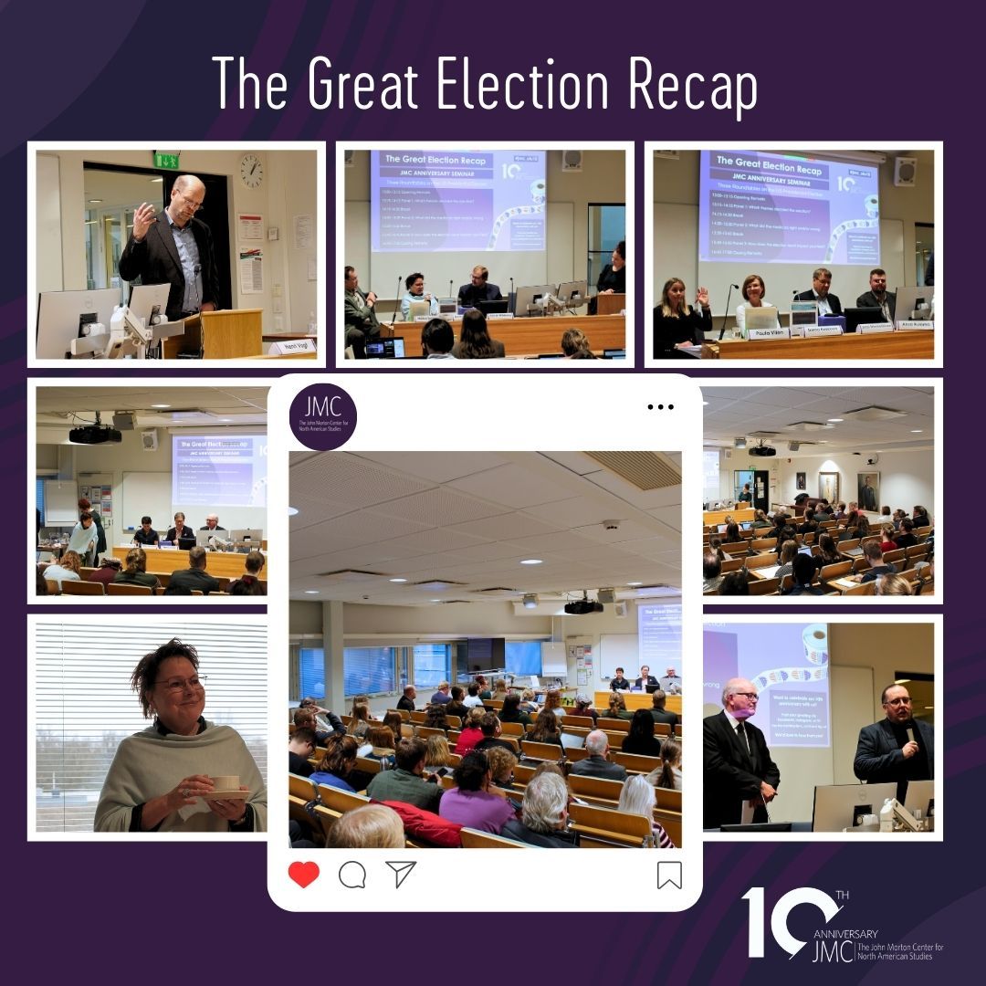 A big thank you to the speakers and attendees for making the Great Election Recap such a fantastic event, as well as everyone who joined in congratulating our 10-year anniversary via social media! #jmc_utu10