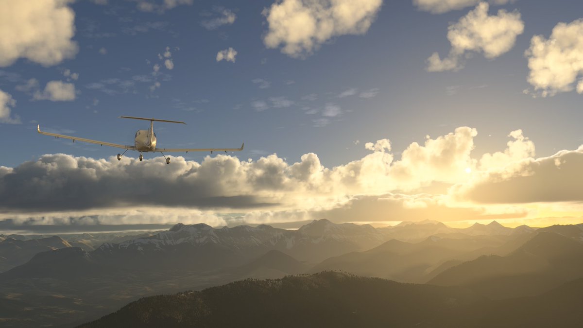 Empa90s's tweet image. Somos hijos del cielo. ✈️ que lindo es. #FlightSimulator2024