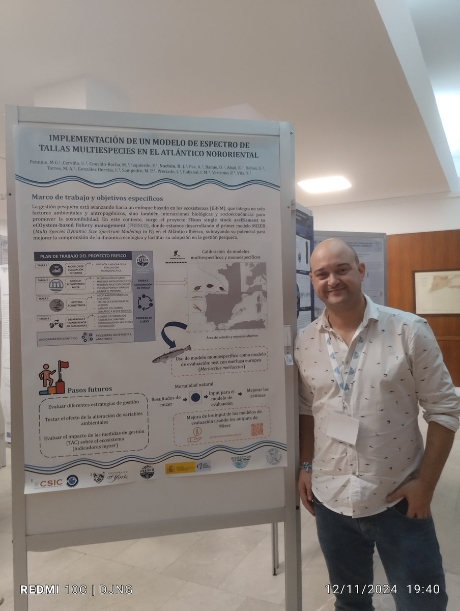 MERVEX group_IEO (@mervexgroup_ieo) on Twitter photo ⏭️ In addition, <a href="/NachonDavid/">David José Nachón García</a> represented the poster led by <a href="/grazia_pennino/">Maria Grazia Pennino</a> on the #FRESCO project.
➡️ From stock assessment to ecosystem-based fisheries management (FRESCO)
📎 mervex-group.github.io/MERVEX/proof/F… ⏭️ In addition, <a href="/NachonDavid/">David José Nachón García</a> represented the poster led by <a href="/grazia_pennino/">Maria Grazia Pennino</a> on the #FRESCO project.
➡️ From stock assessment to ecosystem-based fisheries management (FRESCO)
📎 mervex-group.github.io/MERVEX/proof/F…