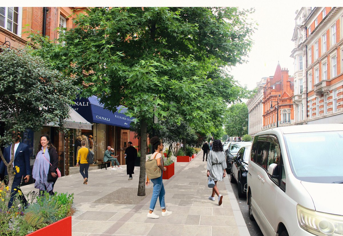 Have your say in the North Audley Street Public Realm consultation  📣 

We're working with <a href="/Grosvenor/">Grosvenor</a> to gather your views on proposed improvements, including: 

🍽️ Improved alfresco dining 

👣 Wider pavements 

🌿 More greenery 

🚴‍♀️ Extra bike stands 

Your feedback matters!