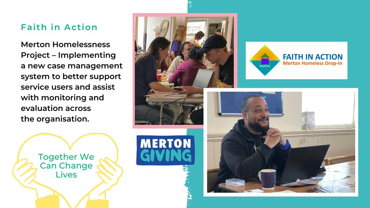 🌟 Celebrating Our Civic Pride Grant Recipient 

@mertondropin supports people experiencing homelessness in Merton with meals, facilities, &amp; life-changing assistance.

Their £2,500 grant helped upgrade computer equipment &amp; implement a new case management system. 💙

#MertonGiving